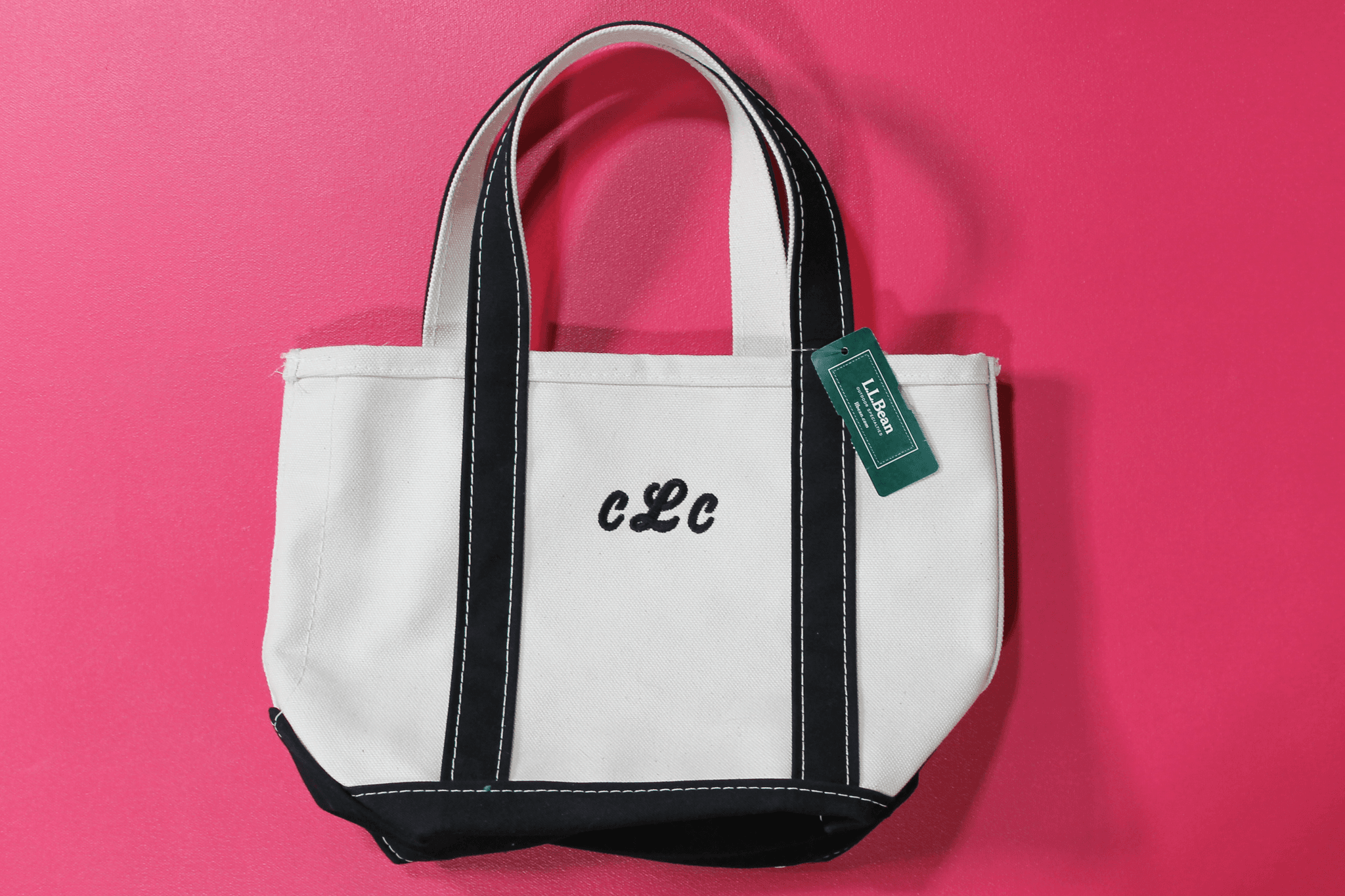Monogram Tote, embroidery