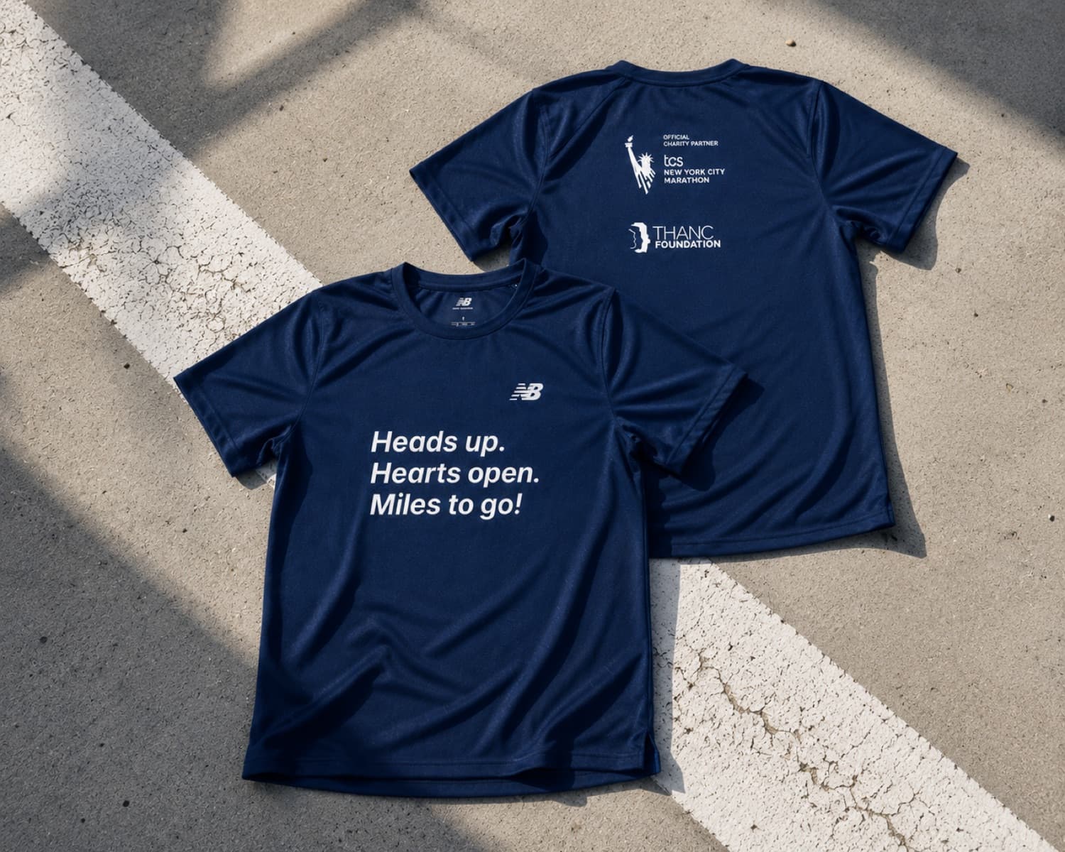 NYC Marathon screen printed apparel